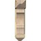 Ekena Millwork Balboa Arts and Crafts Rough Sawn Bracket w/ Offset Brace, Douglas Fir, 8"W x 20"D x 32"H BKT0806X20X32BOA03RDF - alternate 2